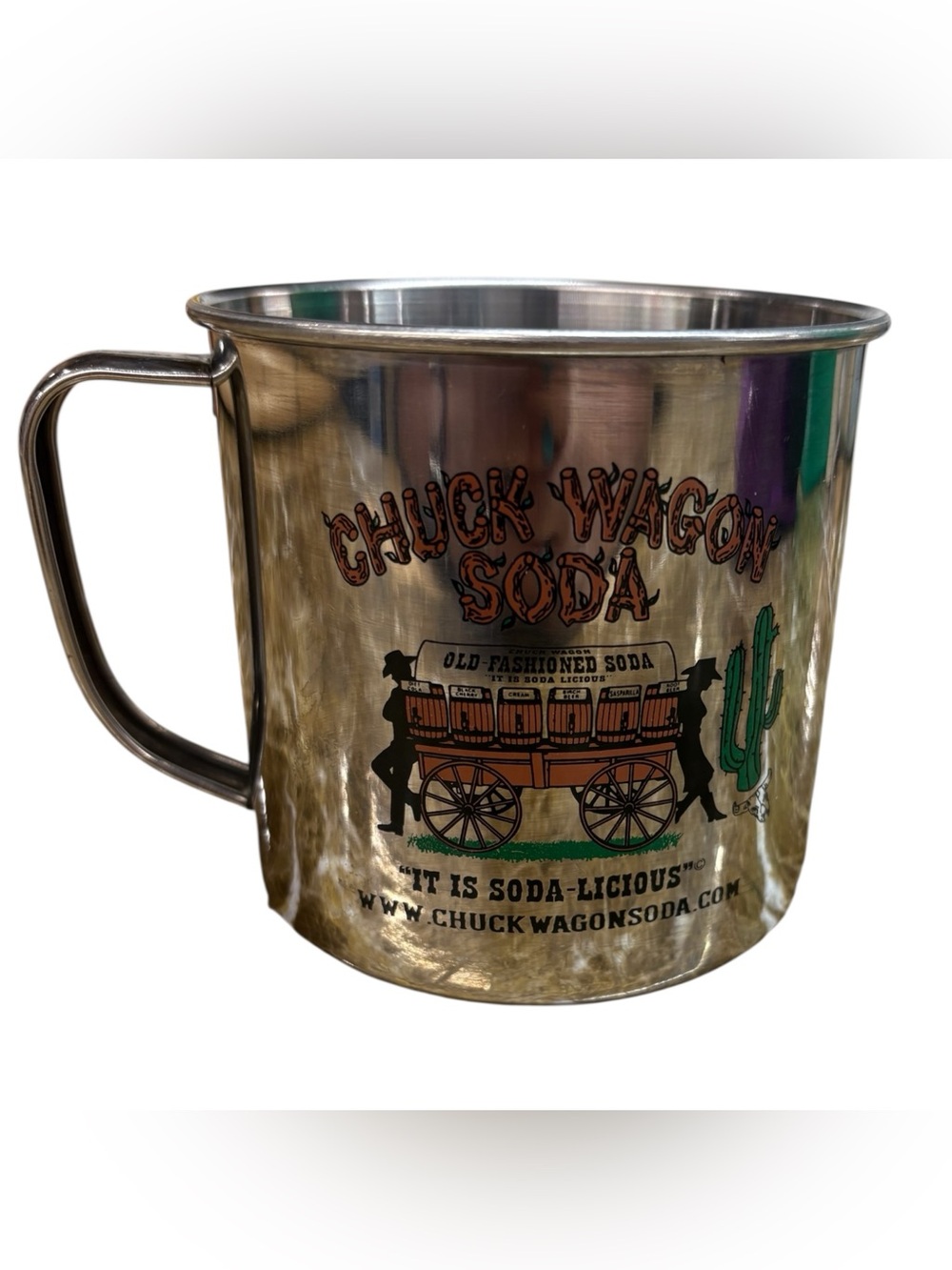 Chuck Wagon Soda Stainless Cup